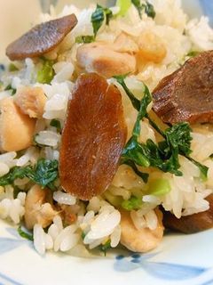 たべごぼう茶と青菜のまぜご飯-レシピのメイン写真