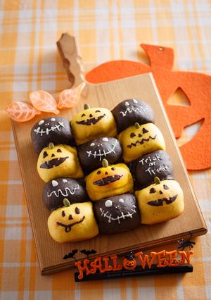 ホットケーキミックスで！おばけちぎりパン-レシピのメイン写真