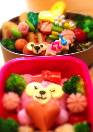 キャラ弁簡単おかずウインナーダッフィー-レシピのメイン写真