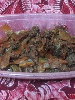 保存食-3 牛肉とごぼう煮-レシピのメイン写真