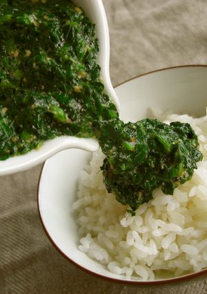 モロヘイヤのネバネバぶっかけ-レシピのメイン写真
