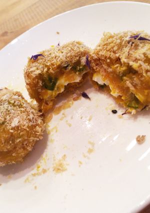 揚げない！クリームチーズかぼちゃコロッケ-レシピのメイン写真