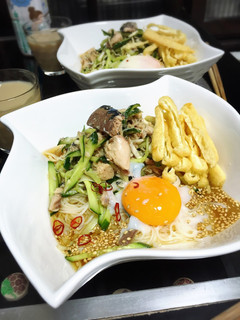 素麺第2弾 鯖水煮お腹イッパイ具沢山素麺-レシピのメイン写真