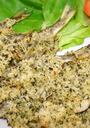 ハーブ香る小鮎(コアユ)の香草パン粉焼き-レシピのメイン写真