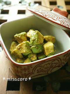 mアボカドのごま和え-レシピのメイン写真