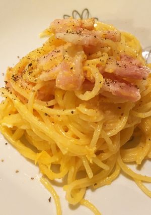 ［時短レシピ］美味カルボナーラ-レシピのメイン写真