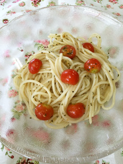 トマトとバジルの冷製パスタ-レシピのメイン写真