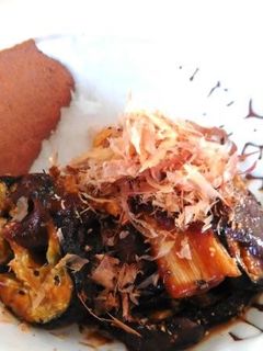 焼きなすの味噌ピー和え-レシピのメイン写真