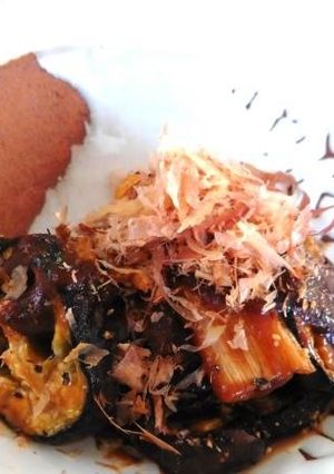 焼きなすの味噌ピー和え-レシピのメイン写真