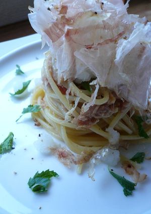 ツナの梅おろしパスタ。-レシピのメイン写真