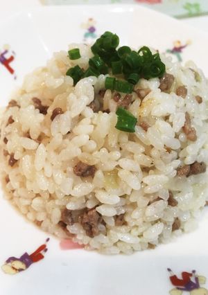 挽肉と玉ねぎで簡単チャーハン-レシピのメイン写真