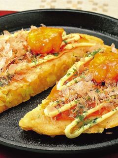 エビチリ入りお好み焼き-レシピのメイン写真