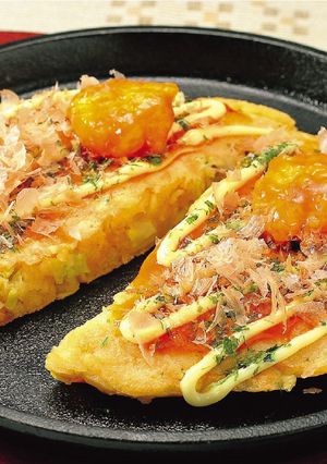 エビチリ入りお好み焼き-レシピのメイン写真