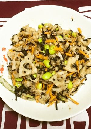 もち麦とひじきと根菜の和風サラダ-レシピのメイン写真