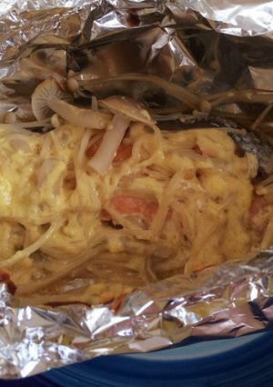 鮭のマヨネーズホイル焼き-レシピのメイン写真