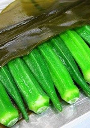 オクラの昆布締め-レシピのメイン写真