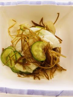 大根とキュウリの酢の物★刻み昆布で減塩♪-レシピのメイン写真