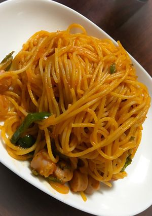 ケチャップ煮詰めたナポリタンスパゲッティ-レシピのメイン写真