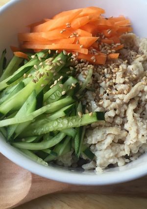 食欲増進！夏のさっぱりそぼろ丼-レシピのメイン写真