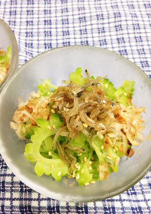 冷やしゴーヤの減塩あえ♪風味をきかせて…-レシピのメイン写真