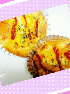 HMで作るハムたまパン-レシピのメイン写真