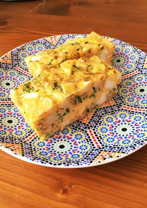 チュニジアのタジンはオムレツです-レシピのメイン写真