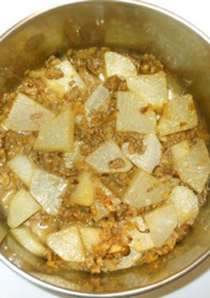 大根とひき肉の味噌煮♪ご飯が進む大根煮物-レシピのメイン写真