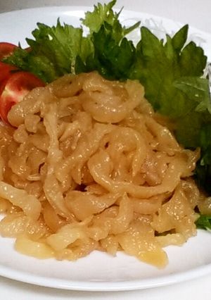 中華　くらげ　前菜 (塩クラゲ　戻す）-レシピのメイン写真