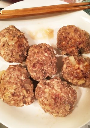 簡単 鶏も使った絶品ハンバーグ-レシピのメイン写真