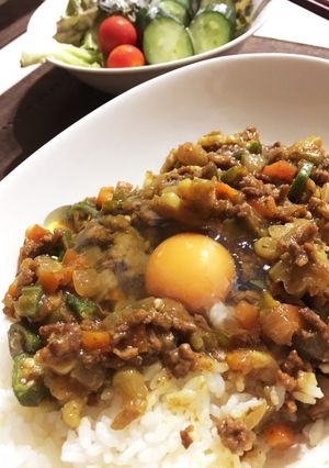 シリコンスチーマーで☆ドライカレー-レシピのメイン写真