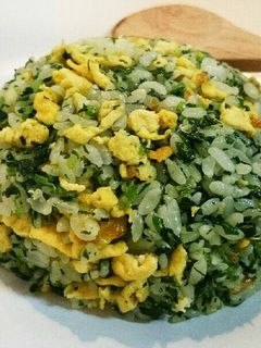 卵とほうれん草の炒飯-レシピのメイン写真
