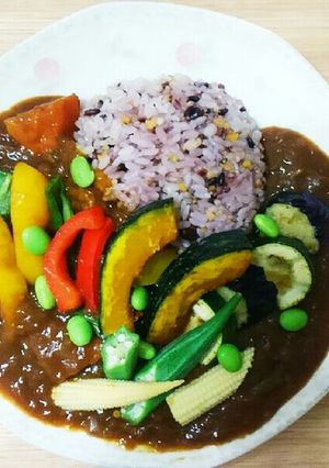トッピングは作りおきに！夏野菜カレー-レシピのメイン写真