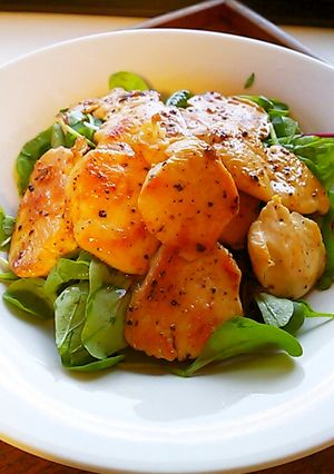 鶏の胡麻塩ドレサラダ-レシピのメイン写真