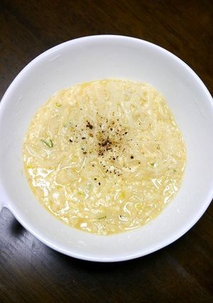 からだにやさしい!素麺豆腐カルボナーラ-レシピのメイン写真