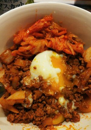 ピリ辛ひき肉丼-レシピのメイン写真