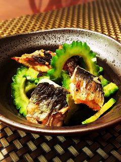 ゴーヤと鰯の醤油バルサミコ和風イタリアン-レシピのメイン写真
