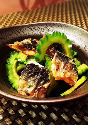 ゴーヤと鰯の醤油バルサミコ和風イタリアン-レシピのメイン写真