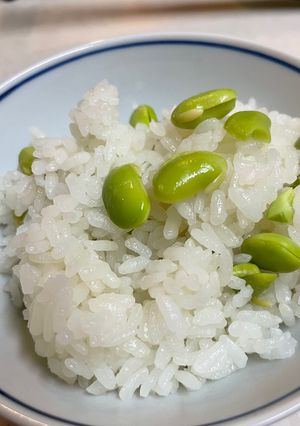 簡単！昆布だしの枝豆ごはん🫛-レシピのメイン写真