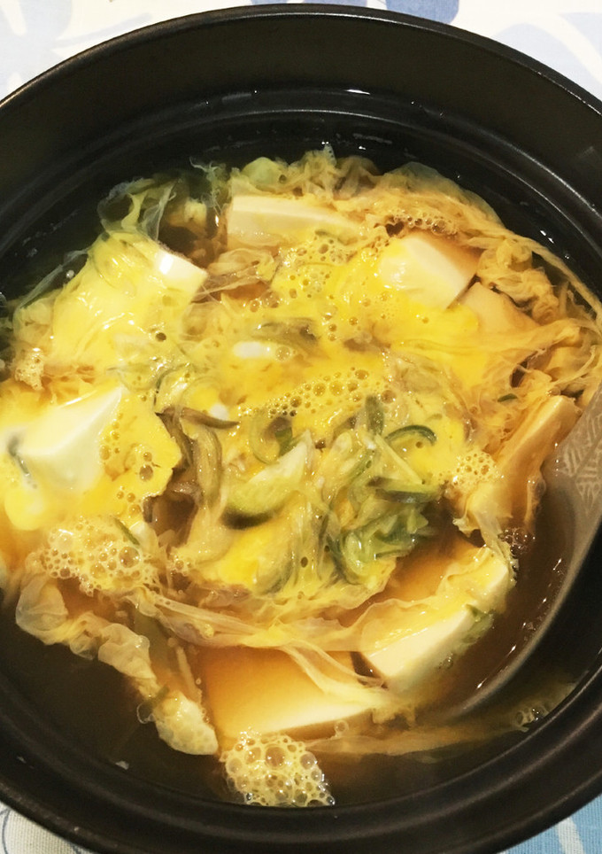 簡単！みょうがと豆腐の卵とじ☆-レシピのメイン写真