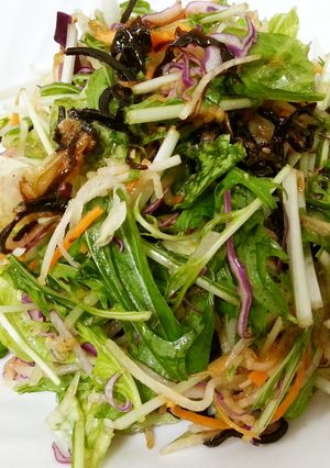 和野菜と塩昆布と韓国海苔のサラダ-レシピのメイン写真