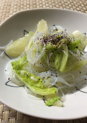 白菜と春雨の蒸し煮-レシピのメイン写真
