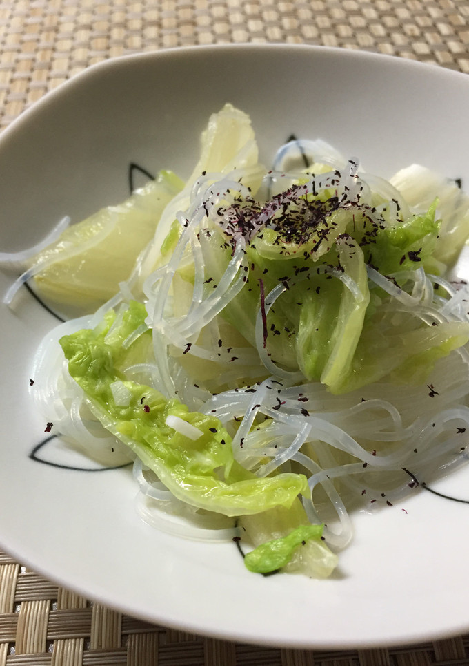 白菜と春雨の蒸し煮-レシピのメイン写真