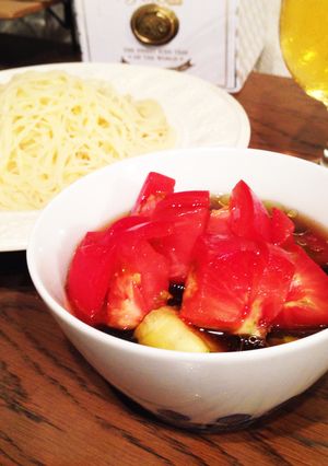 夏野菜とカッペリーニのつけ麺仕立-レシピのメイン写真