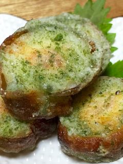 太ちくわで☆明太チーズ磯辺揚げ-レシピのメイン写真