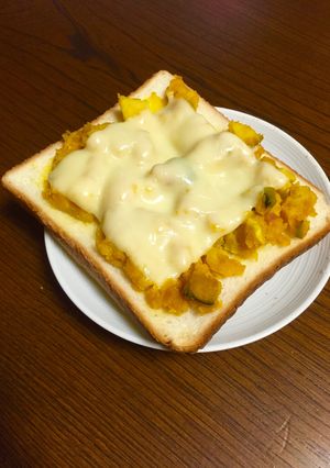 かぼちゃ★さつまいものチーズトースト-レシピのメイン写真
