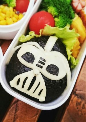 キャラ弁 スターウォーズ☆ダースベイダー-レシピのメイン写真