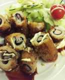 ちくわとかにかま&魚肉ウインナーフライ