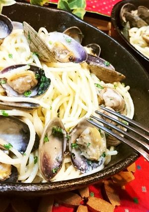 子供も喜ぶ★【クリーミィボンゴレパスタ】-レシピのメイン写真