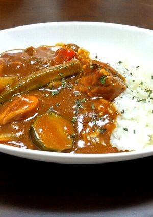 家族喜ぶ♪なす、トマトと夏野菜のカレー♪-レシピのメイン写真