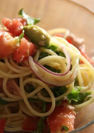 夏バテ解消! さっぱり冷製パスタ-レシピのメイン写真